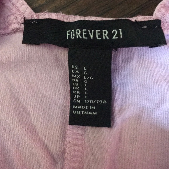 NWT Forever 21 Lavender Romper Large - Picture 3 of 4